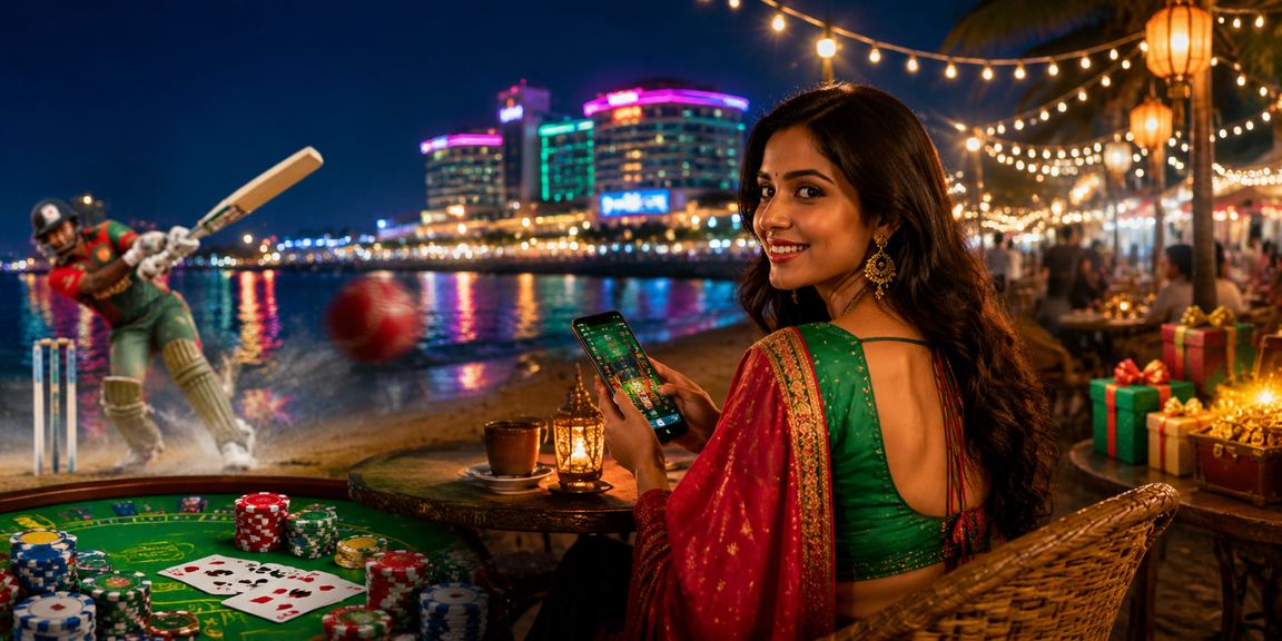 বরিশালে লাল-সবুজ পতাকার সামনে ক্রিকেট বেটিং বিশ্লেষণের দৃশ্য